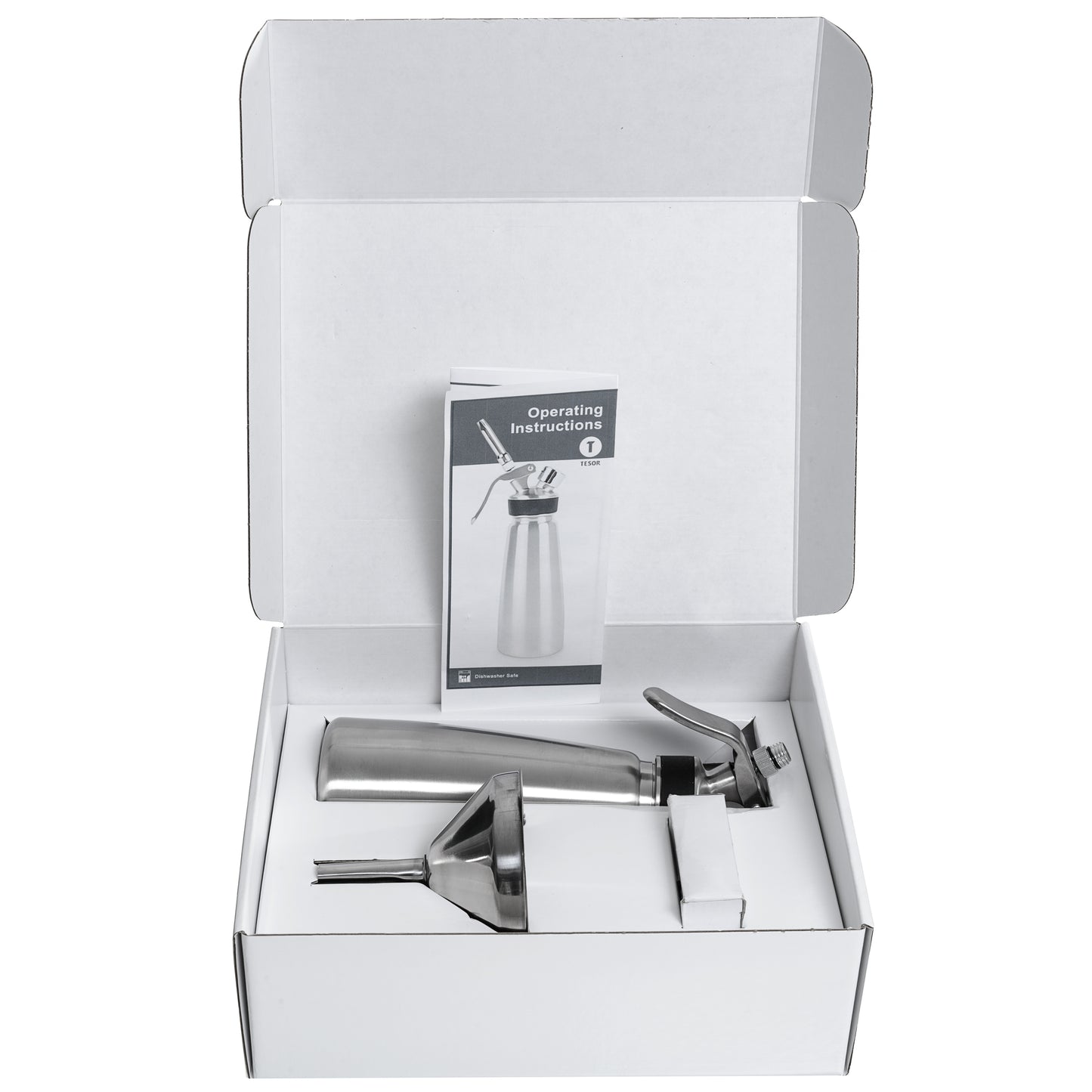 Stainless Steel Whipped Cream Dispenser